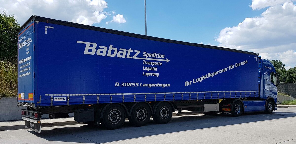 =Volvo FH der Spedition BABATZ aus Langenhagen, 07-2022