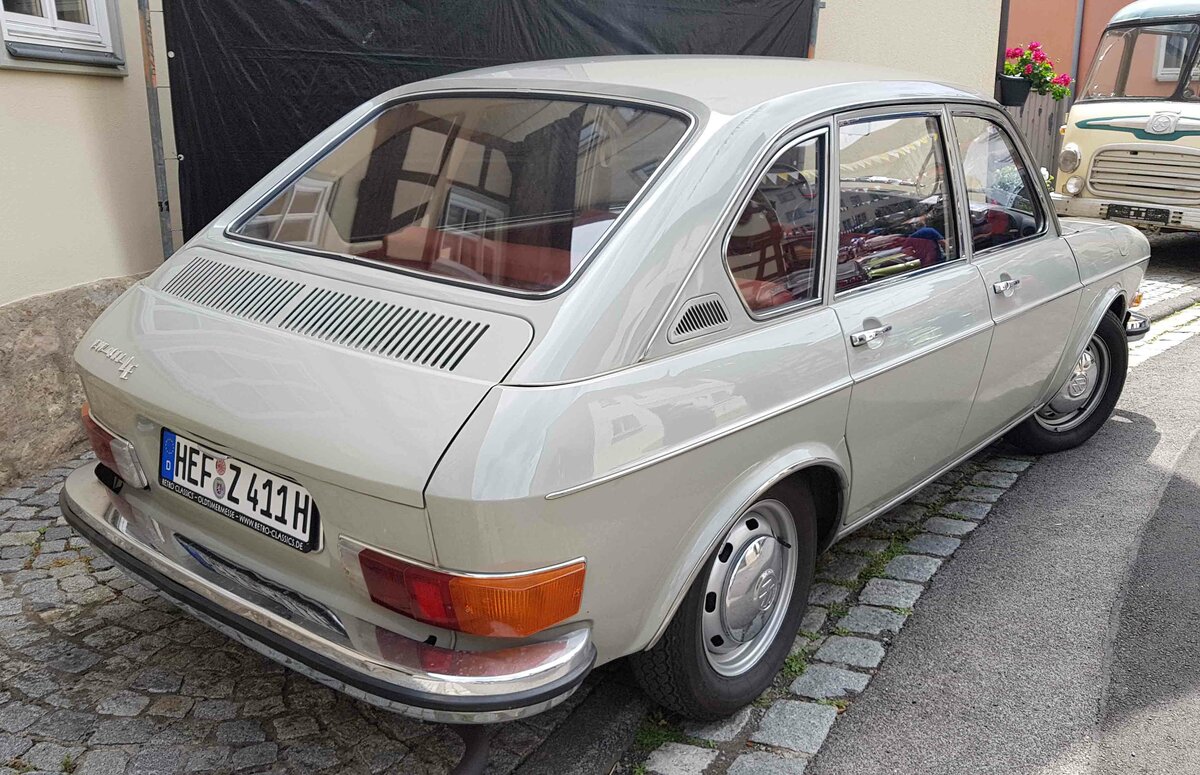 =VW 411 LE, Bj. 1968, ausgestellt bei den Fladungen Classics 2023 im Juli 23