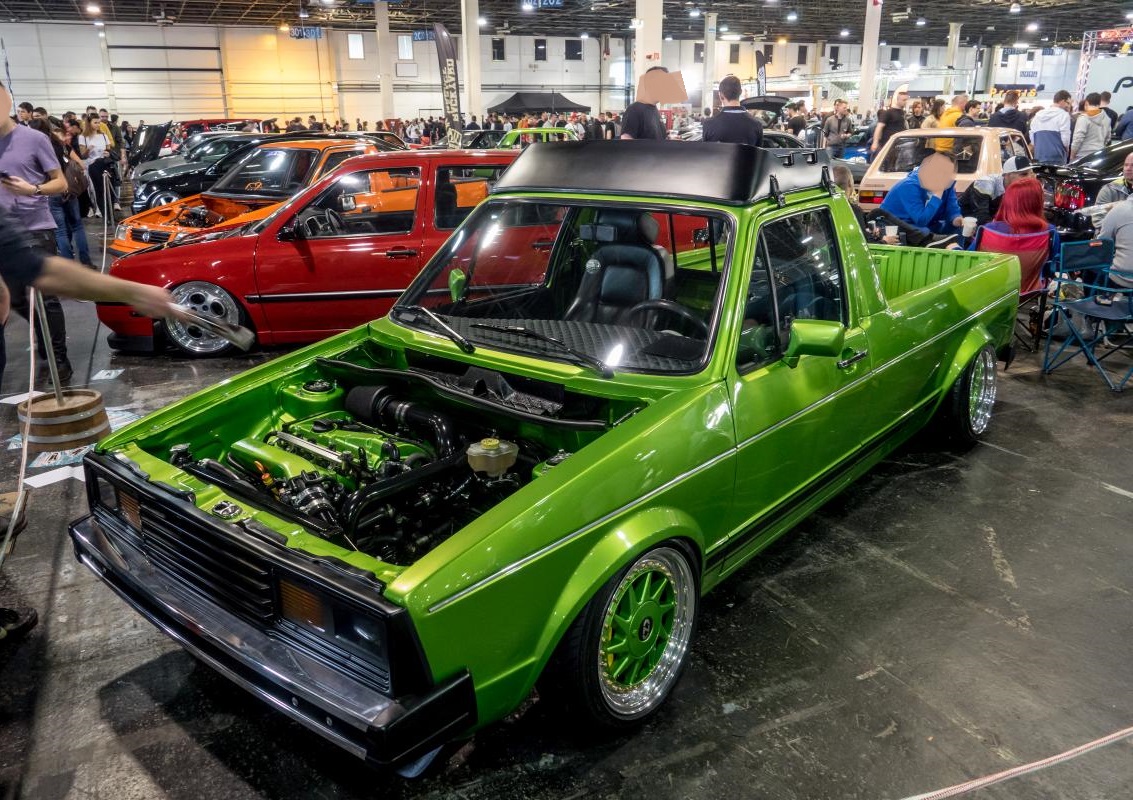 VW Caddy Pick Up tuning. Foto: AMTS, März 2019 in Budapest.