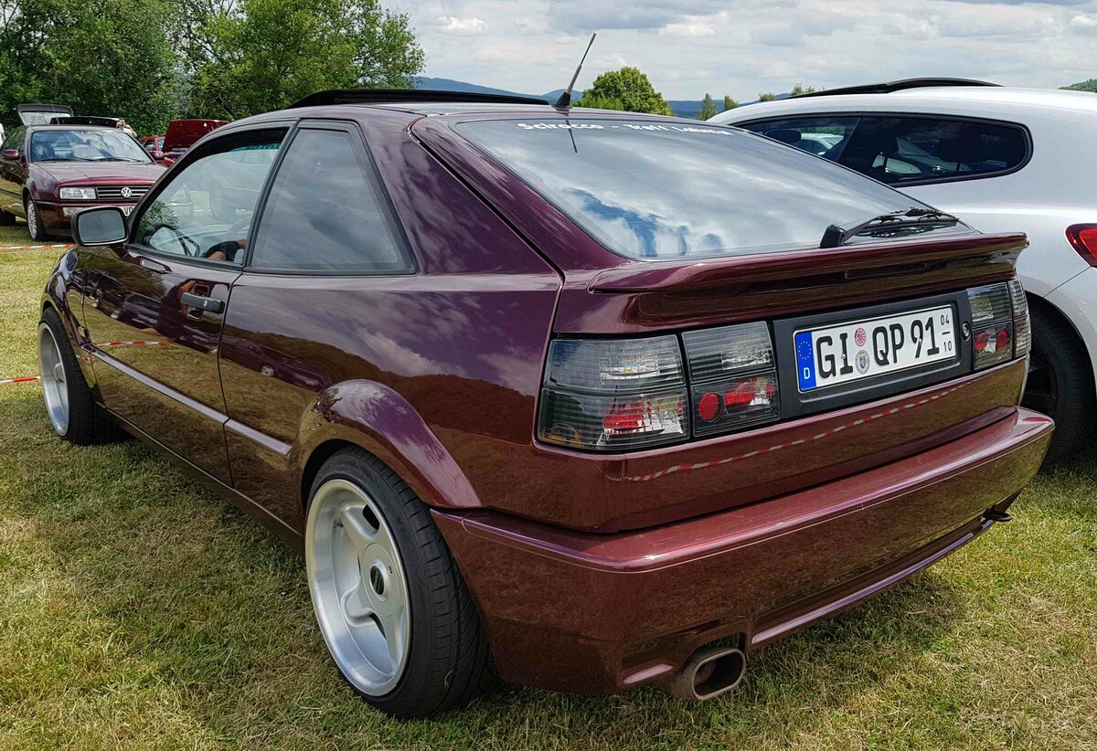 =VW Corrado, ausgestellt beim Scirocco-Treffen in Hohenroda, 06-2022