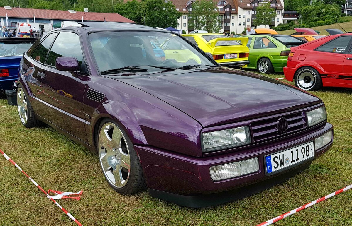 =VW Corrado, ausgestellt beim Scirocco-Treffen in Hohenroda, 06-2022