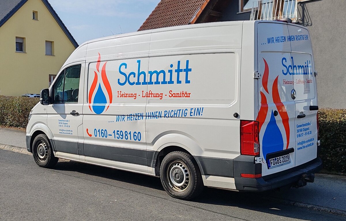 =VW Crafter II, gesehen im M�rz 2026 in Petersberg-Marbach