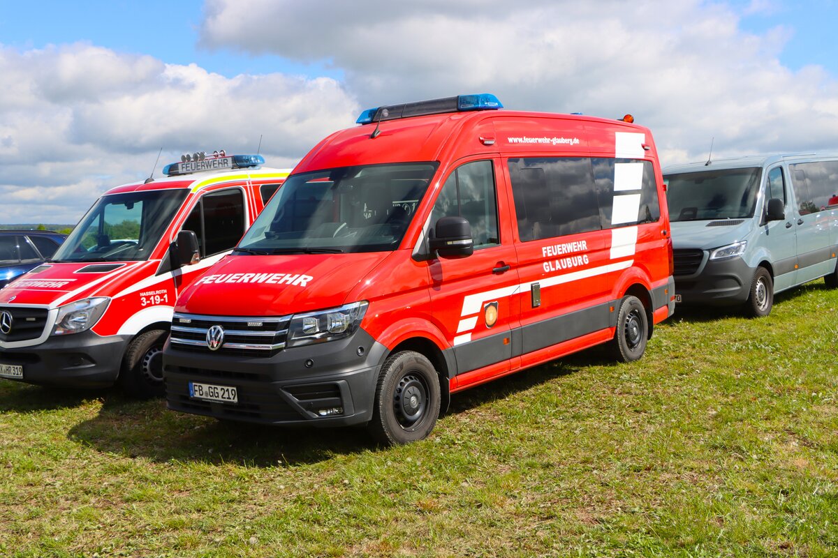 VW Crafter MTW Feuerwehr Glauburg am 08.05.26 auf dem Rettmobil Parkplatz 