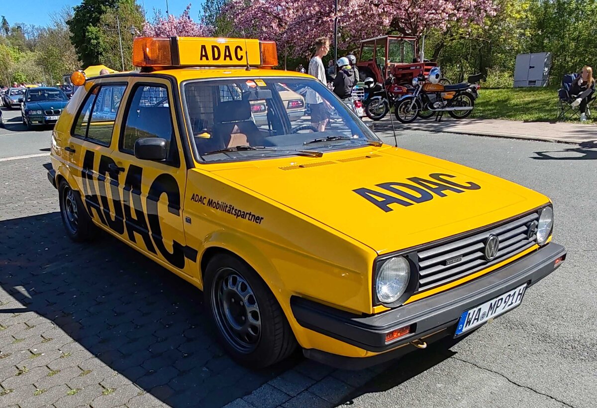 =VW Golf II, ausgestellt bei der Oldtimerveranstaltung in Frankenberg, 05-2026