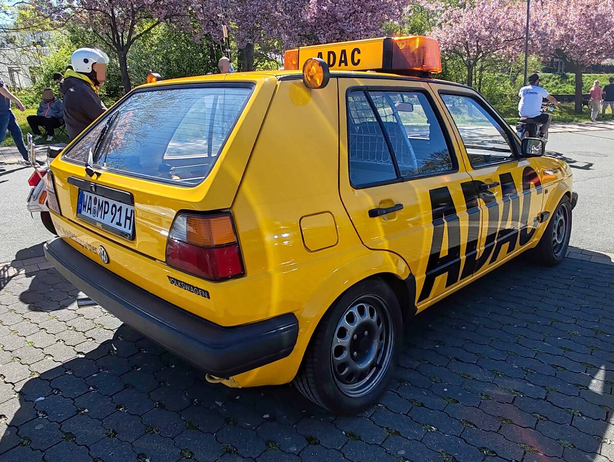 =VW Golf II, ausgestellt bei der Oldtimerveranstaltung in Frankenberg, 05-2026