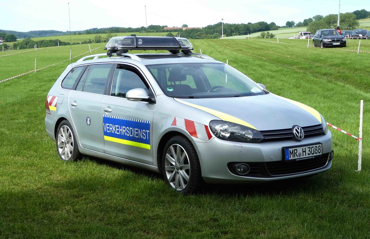 =VW Golf VI Variant von Verkehrsdienst Hessen eingesetzt beim Hessentag 2019 in Bad Hersfeld, 06-2019