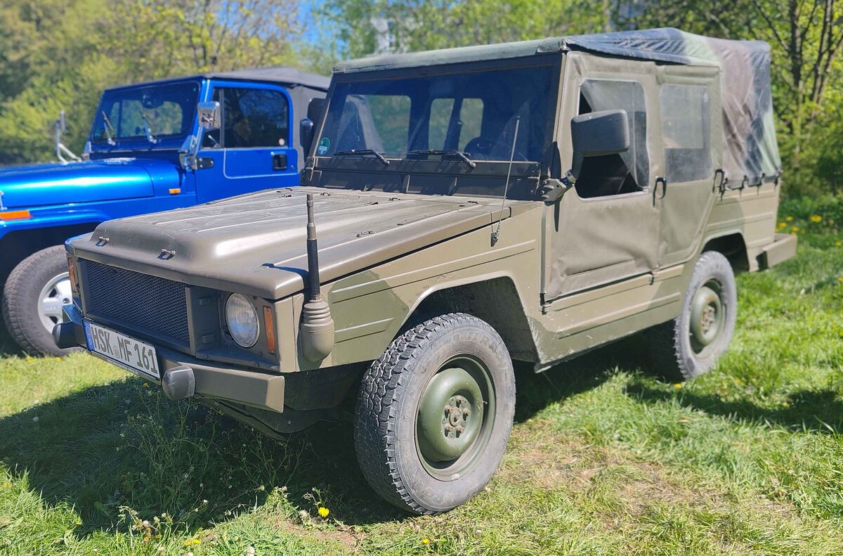 =VW Iltis, ausgestellt bei der Oldtimerveranstaltung in Frankenberg, 05-2026