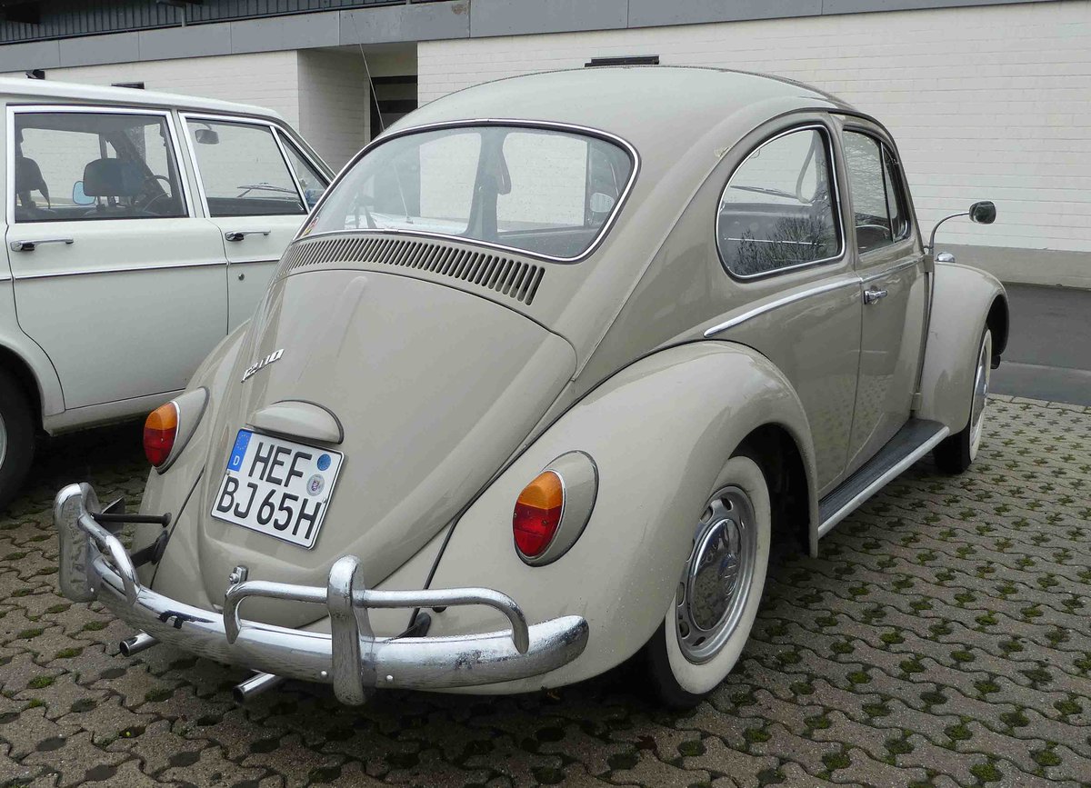 =VW Käfer 1200, gesehen bei der Technorama Kassel im März 2019