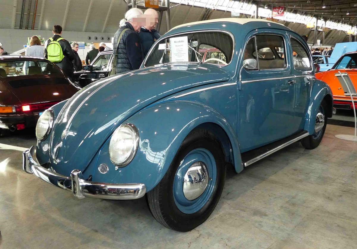 =VW Käfer, Bj. 1952, suchte bei der Retro Classic in Stuttgart einen neuen Besitzer - März 2017