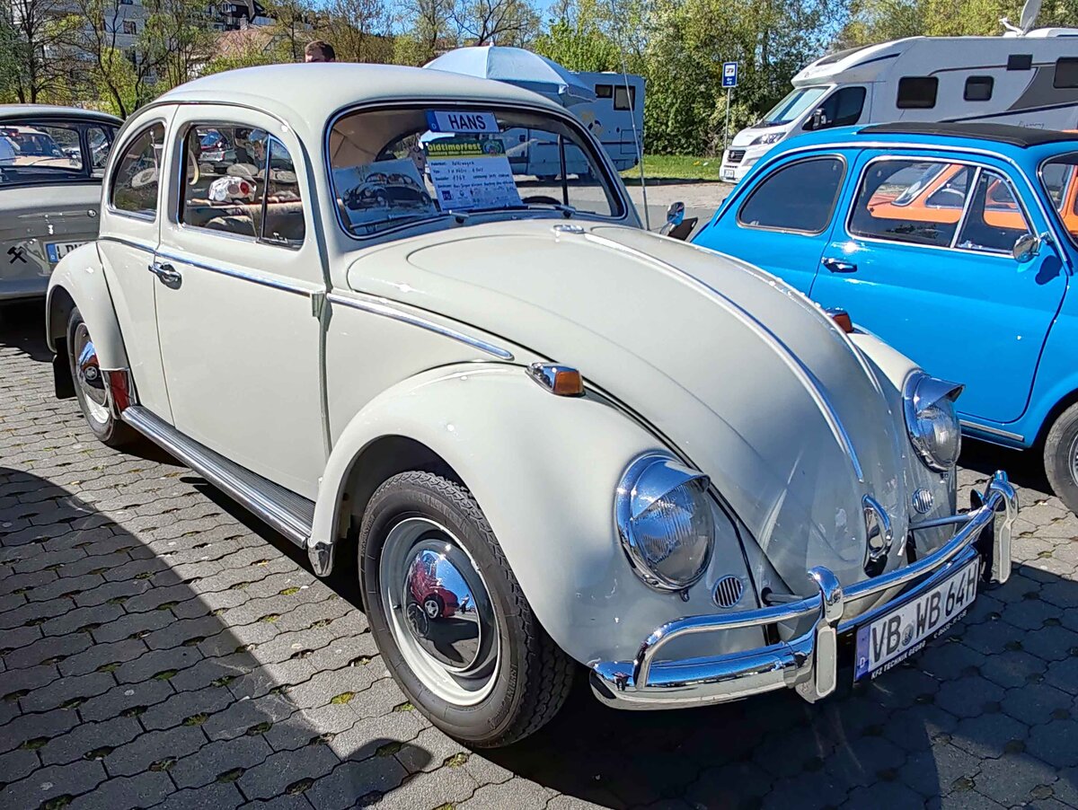 =VW K�fer, Bj. 1964, 1200 ccm, 34 PS, ausgestellt bei der Oldtimerveranstaltung in Frankenberg, 05-2026
