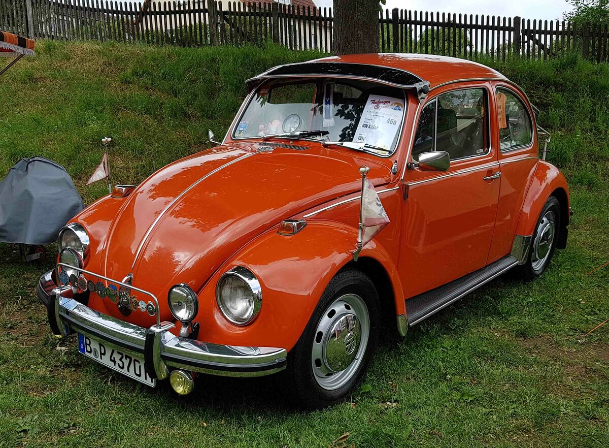 =VW Käfer, Bj. 1970, gesehen bei den Fladungen Classics 2023 im Juli 23