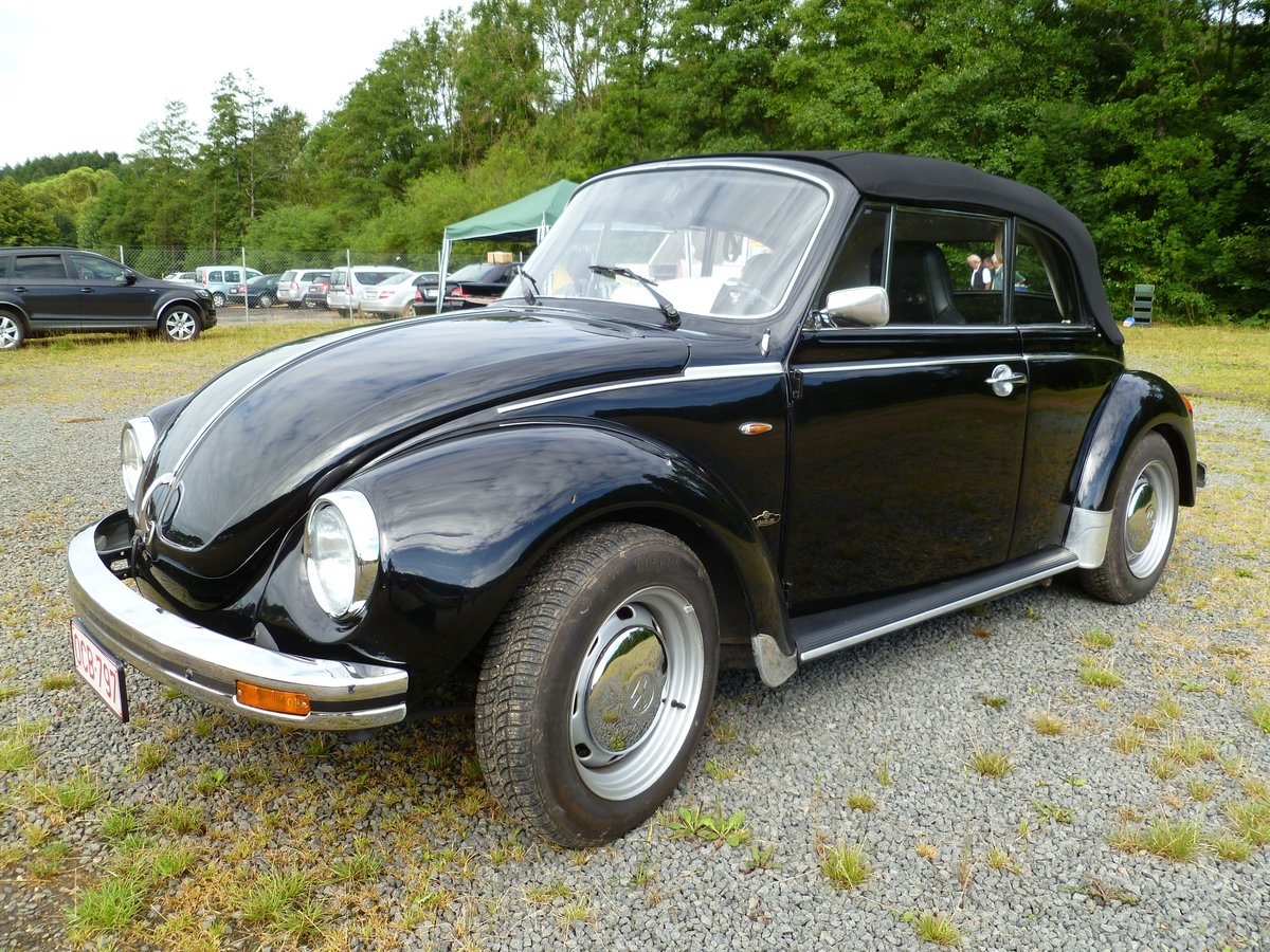 VW Käfer Cabriolet auf dem 10. Oldtimertreffen in Prüm, 30.07.2016