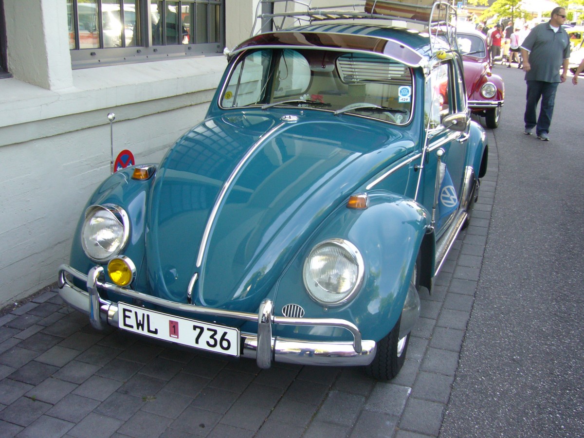 VW Käfer des Jahrganges 1965. VW-Treffen an der Düsseldorfer Classic Remise am 25.05.2014.