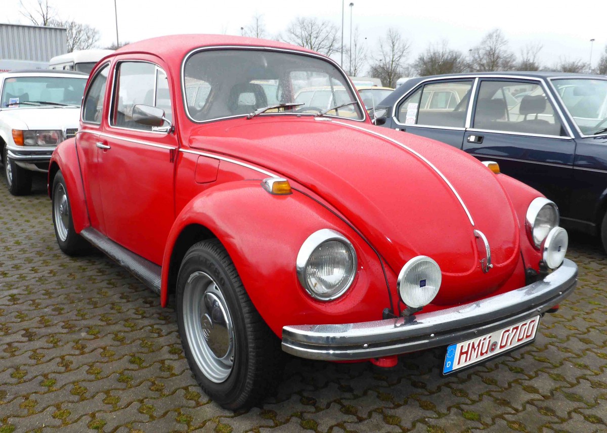 VW Käfer, gesehen auf der Technorama in Kassel im März 2015