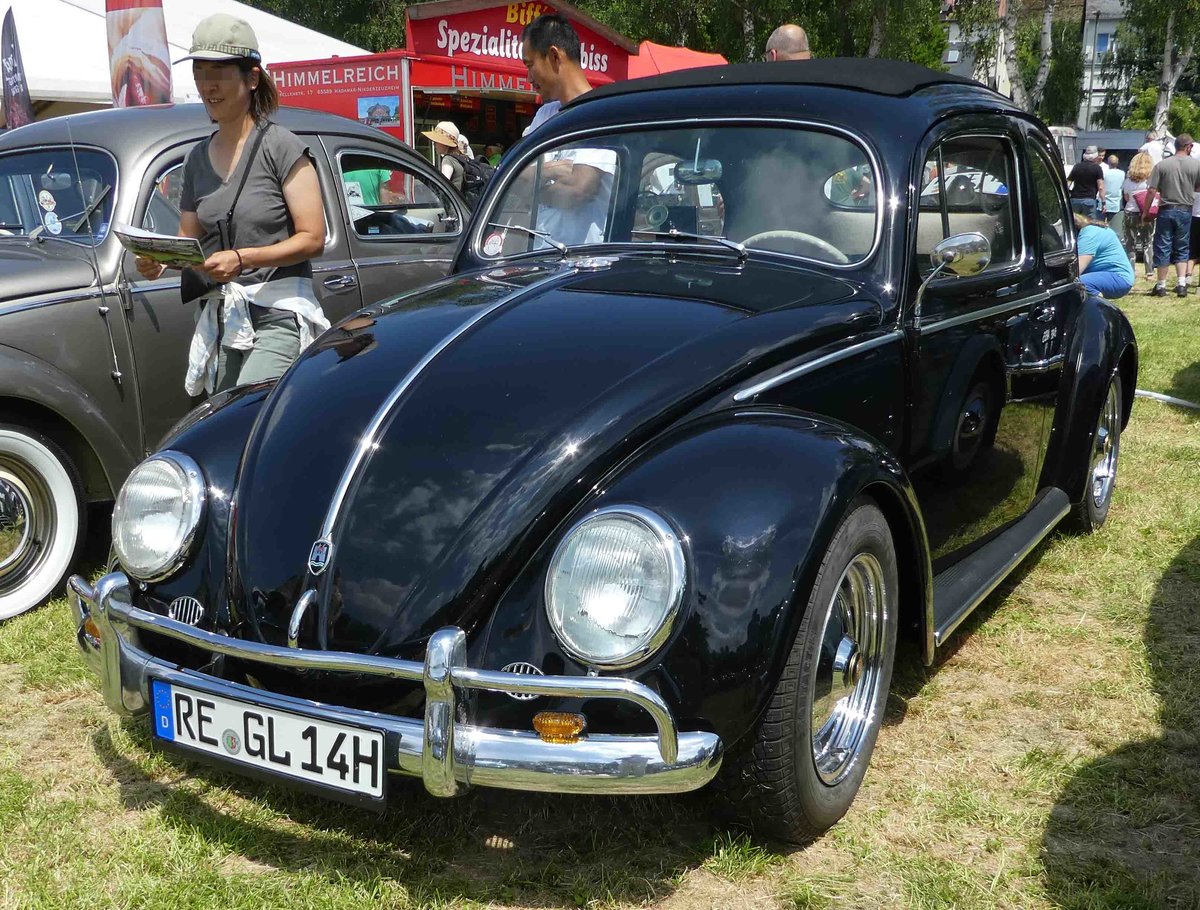 =VW Käfer, präsentiert auf dem Ausstellungsgelände in Bad Camberg anl. LOTTERMANN-Bullitreffen im Juni 2019
