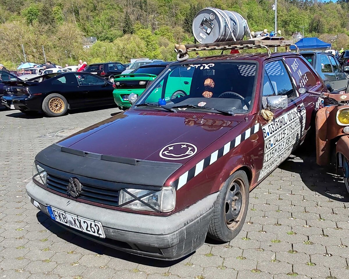 =VW Polo, ausgestellt bei der Oldtimerveranstaltung in Frankenberg, 05-2026