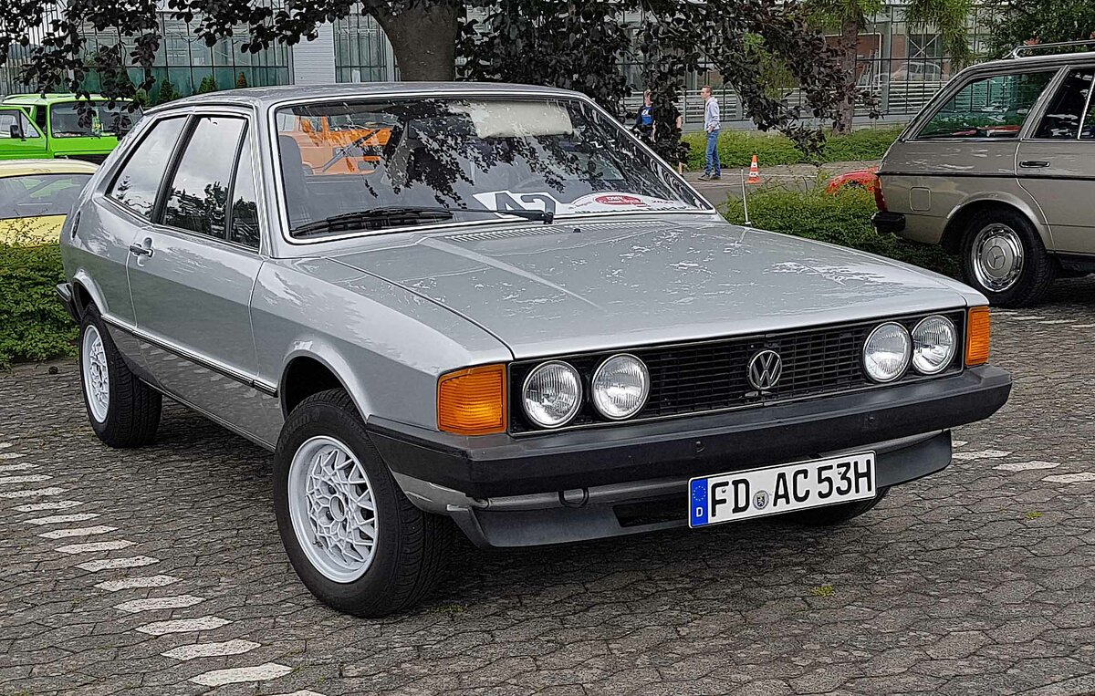 =VW Scirocco ist Teilnehmer der DMV-Classic Tour  Rund um Fulda  im August 2021