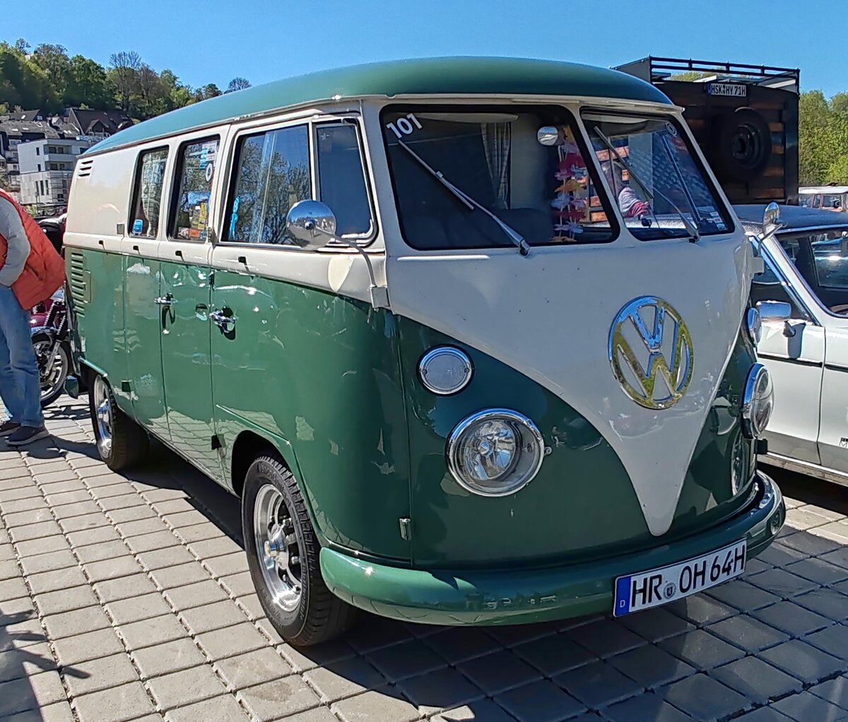 =VW T 1, gesehen auf dem Ausstellungsgel�nde der Oldtimerveranstaltung in Frankenberg/Eder im Mai 2026.