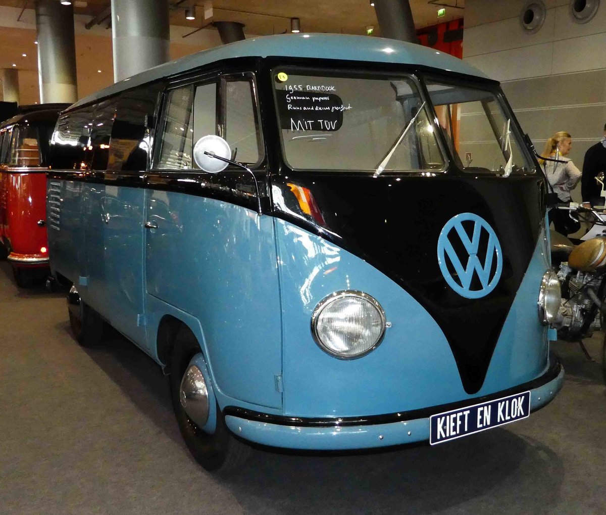 =VW T1, gesehen bei den Retro Classics Stuttgart im März 2017