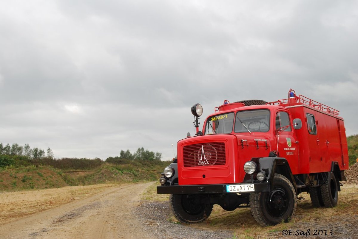 Wahrscheinlich ein Magirus-Deutz Mercur in Lutzhorn 2013.