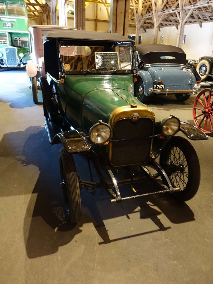 Wanderer 5/20, Baujahr 1922 im Automuseum Egeshov (06.06.2018)