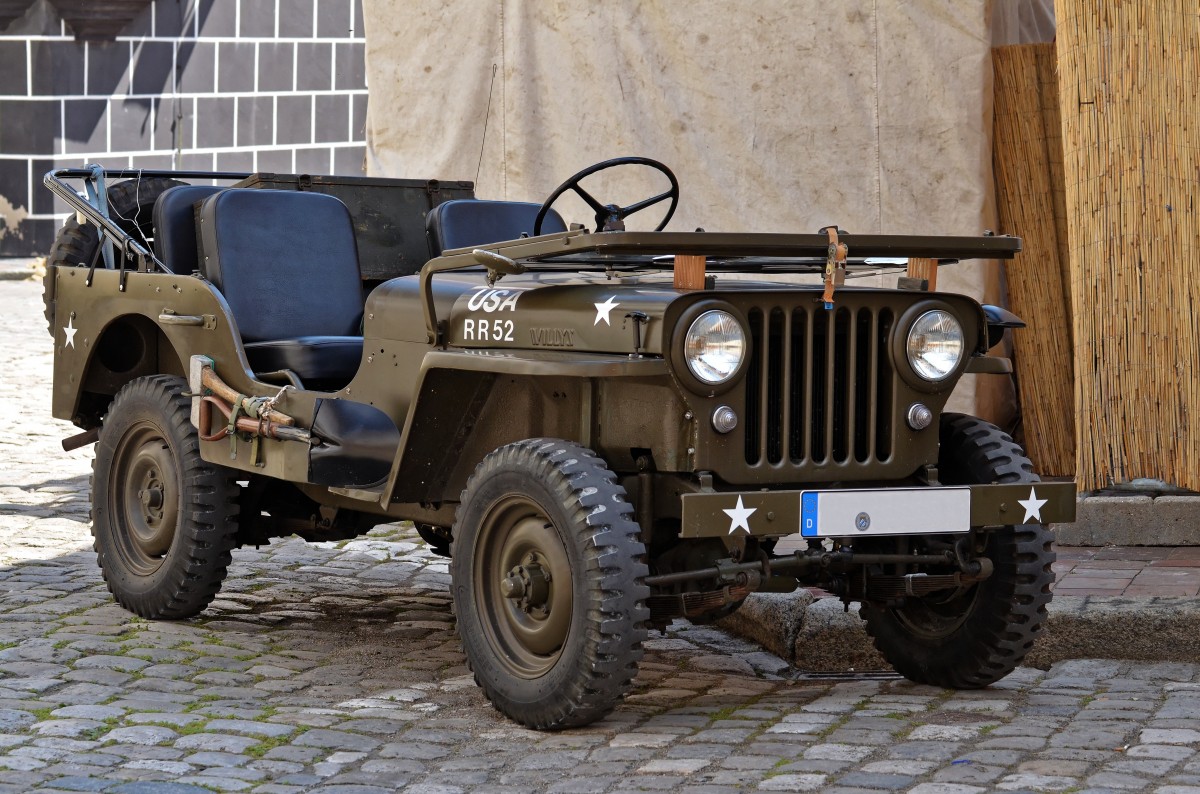 Willys Jeep, Neuburg an der Donau, Bayern, 30.06.2015