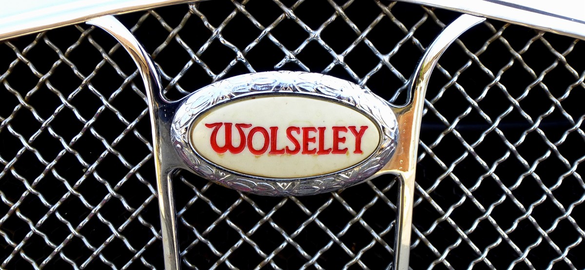 Wolseley Motor Company, Khleremblem an einem Oldtimer-PKW, der englische Automobilhersteller produzierte bis 1975, Mrz 2015