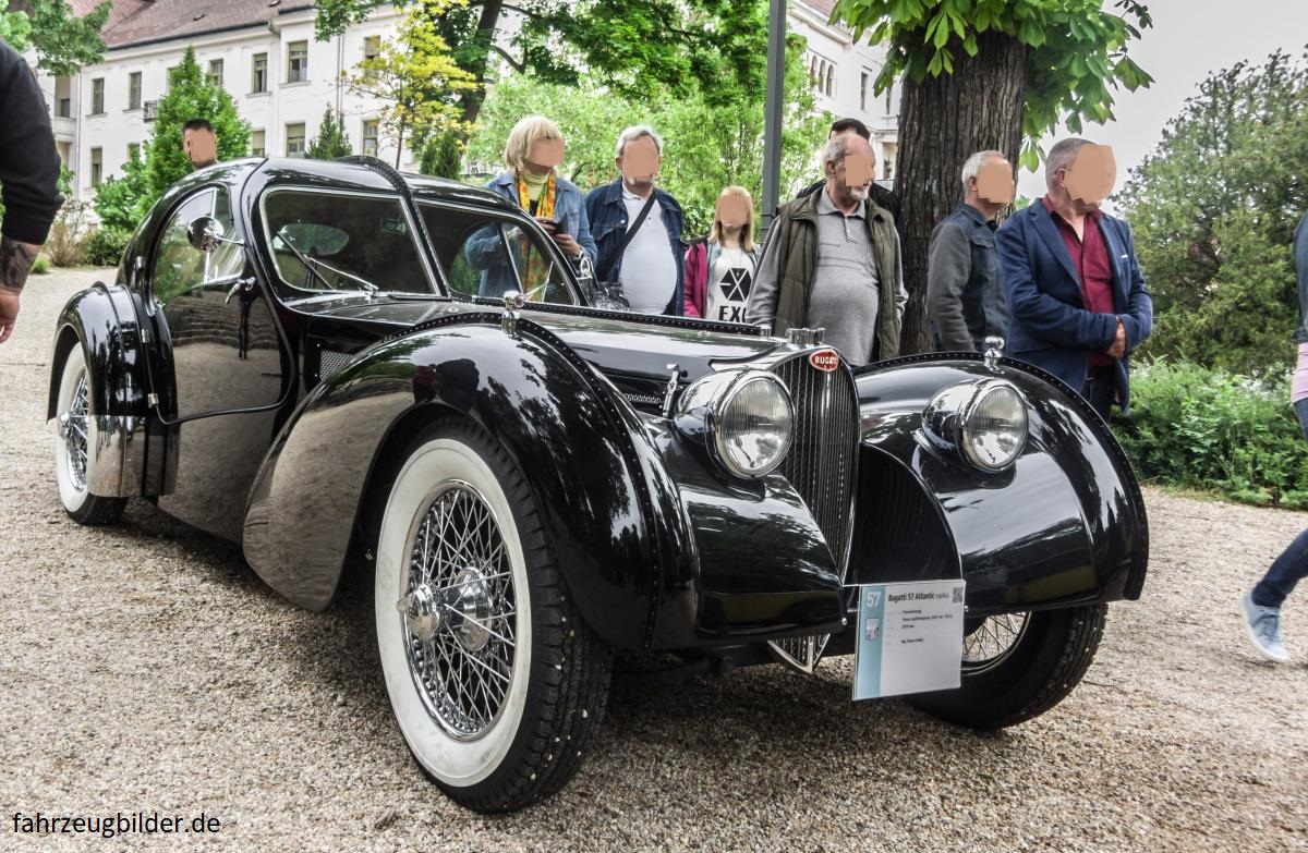 Wunderschöner Bugatti 57 Atlantic (Replik). IV. Balatonfüred Concours d'Elegance (Mai 2017).