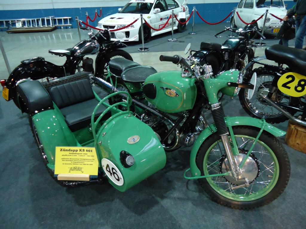 Zündapp KS 601 auf der International Motor Show in Luxembourg am 13.12.2014
