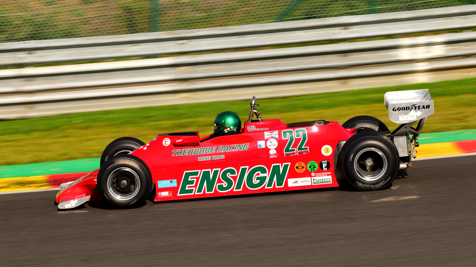 22 ENSIGN N179 (1979), Fahrer:	TATTERSALL Paul (GBR), Hier beim 6h Classic Rennen am 30.09.2023 Rahmenprogramm MASTERS RACING LEGENDS ~ F1 CARS 1966-1985in Spa Francorchamps 
