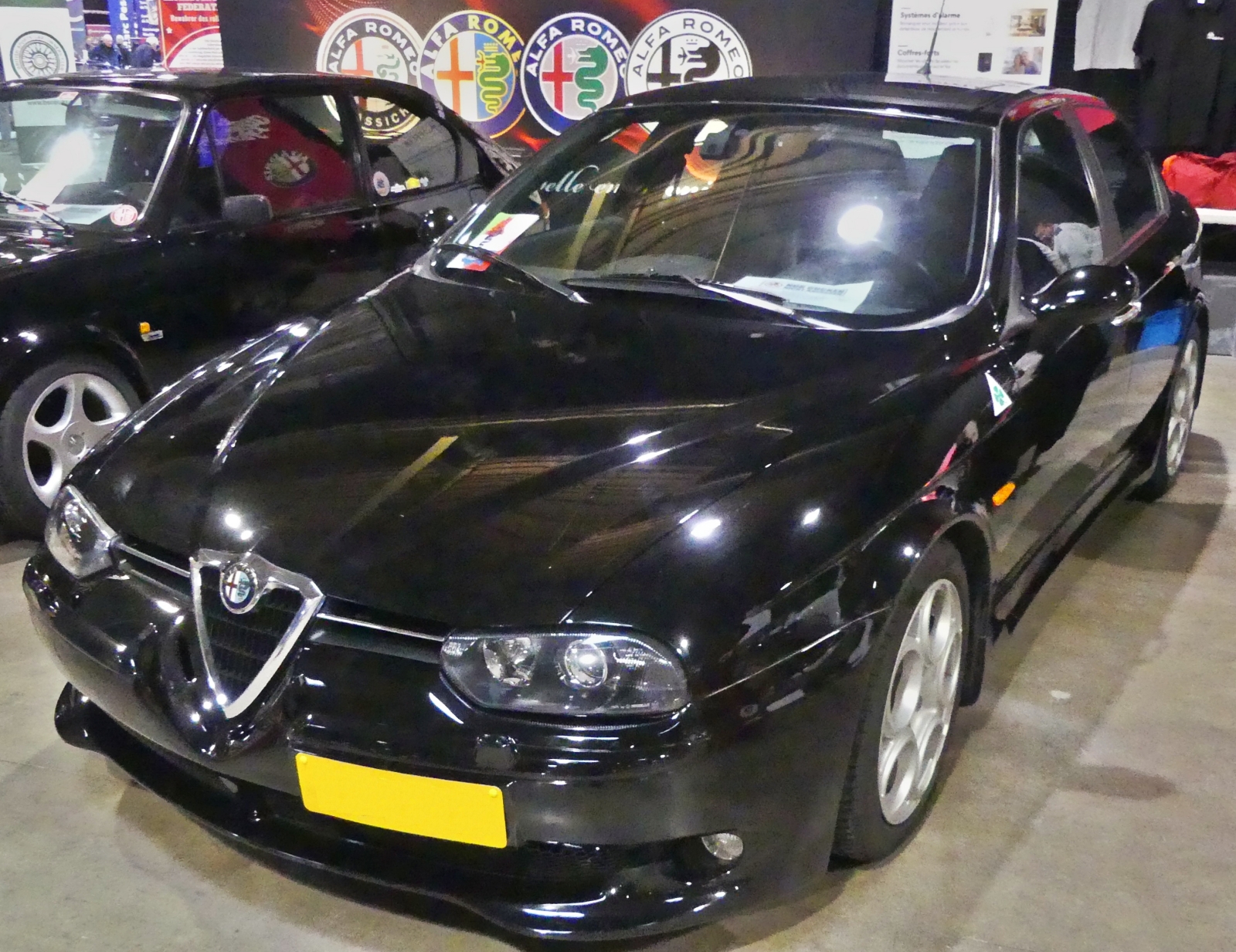 Alfa Romeo 156, war beim Autojumble in Luxemburg ausgestellt. 03.2026