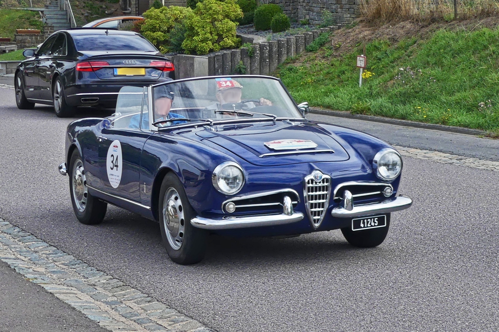 Alfa Romeo Giulia Spider 1600, BJ 1965, gesehen bei der Luxemburg Classic Rallye. 11.09.2026