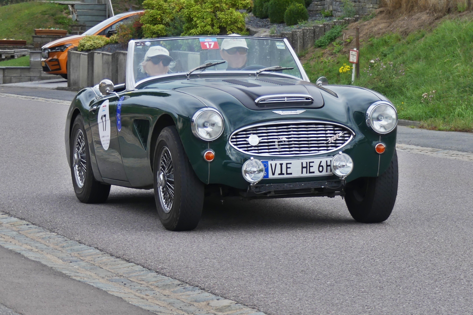 Austin Healey 3000 MK I, BJ 1959, bei der Luxemburg Classic Rallye im Bild festgehalten. 11.09.2026