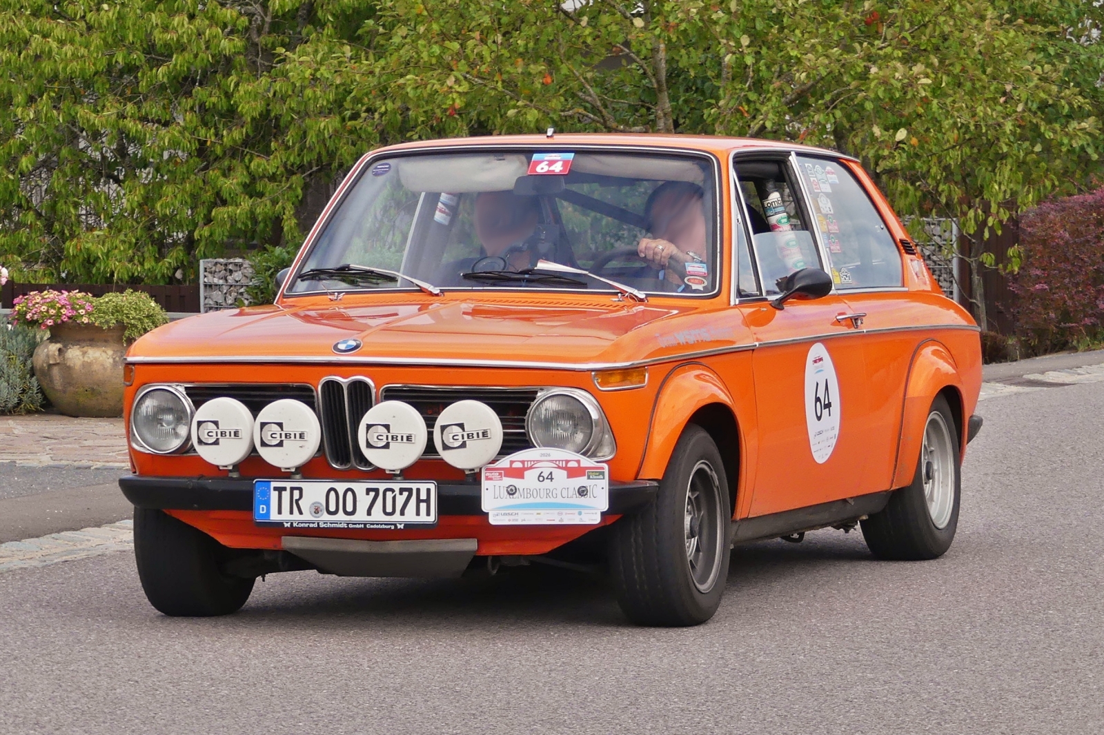BMW 2000 TII, BJ 1971, war bei der Luxemburg Classic Rallye mit dabei. 11.09.2026 