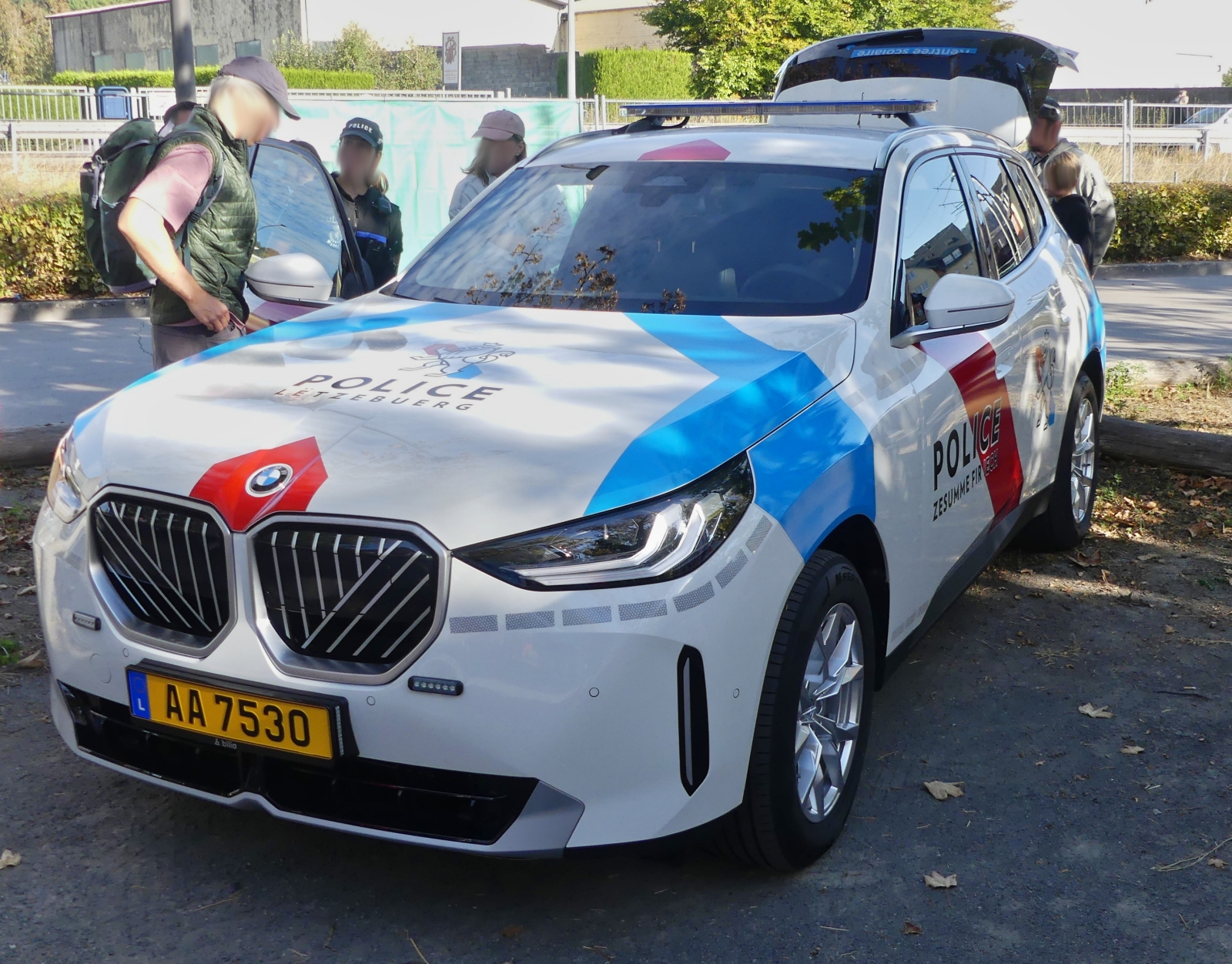 BMW X3, der Luxemburgischen Polizei, war in Diekirch beim Tag des Zivilschutzes zu sehen. 27.09.2026