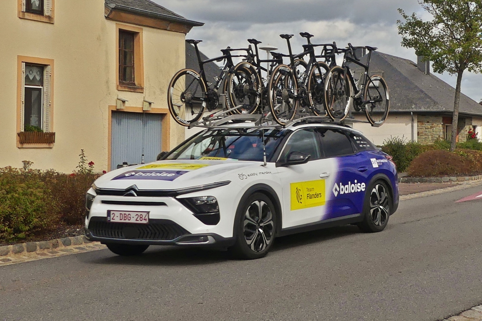 Citro�n C5 X Hybrid, vom Team Flanders baloise, gesehen bei der Skoda Tour de Luxemburg. 09.2026