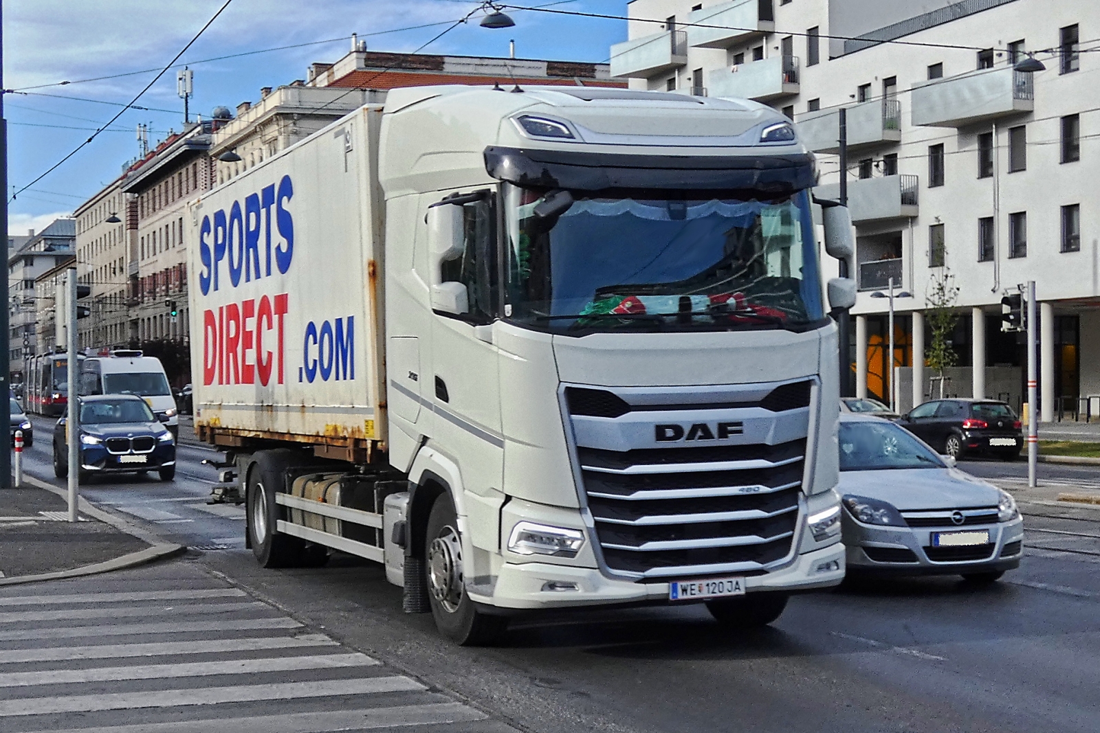 Daf Absetzkipper, unterwegs in Wien. 05.2026