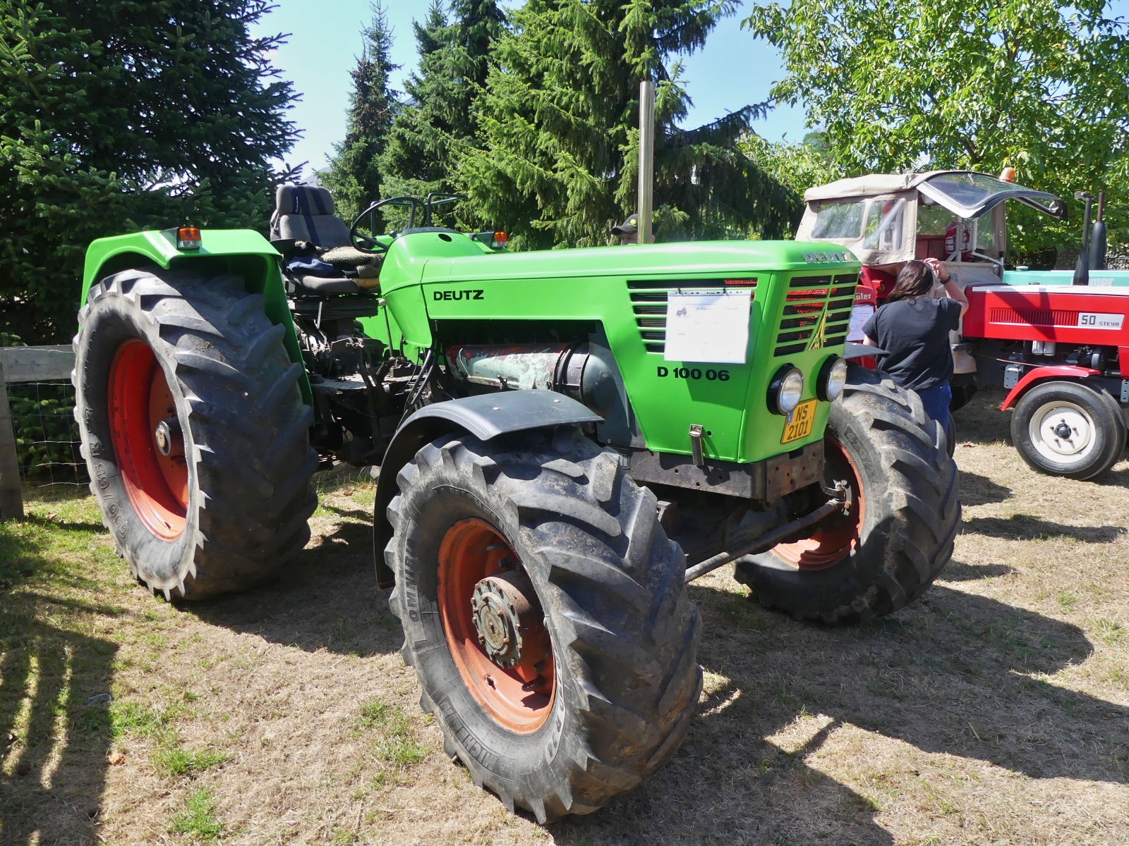 Deutz D 10006 A, BJ 1974, 100 PS, 6Zyl, war zum Traktorentreffen nach Nocher gekommen. 23.08.2026