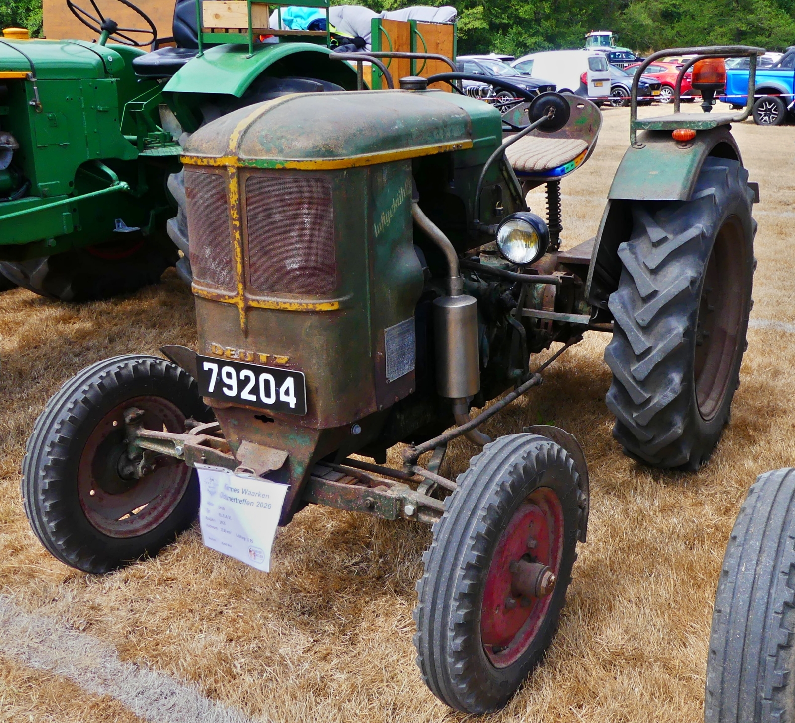 Deutz F1L514/51, BJ 1955, 1330 ccm, 15 PS, aufgenommen beim oldtimertreffen in Warken. 19.07.2026