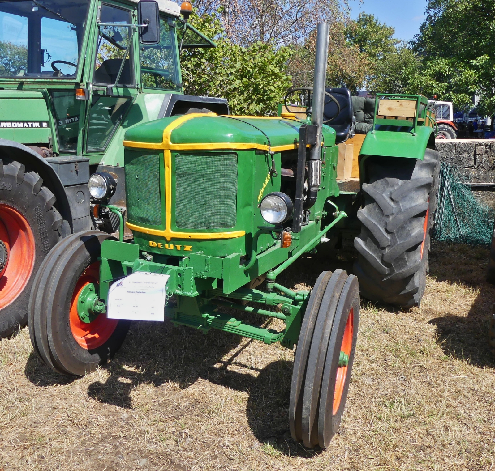 Deutz F2L514, BJ 1960, 85 PS, 4Zyl,  konnte beim Oldtimertreffen in Nocher n�her betrachtet werden. 23.08.2026
