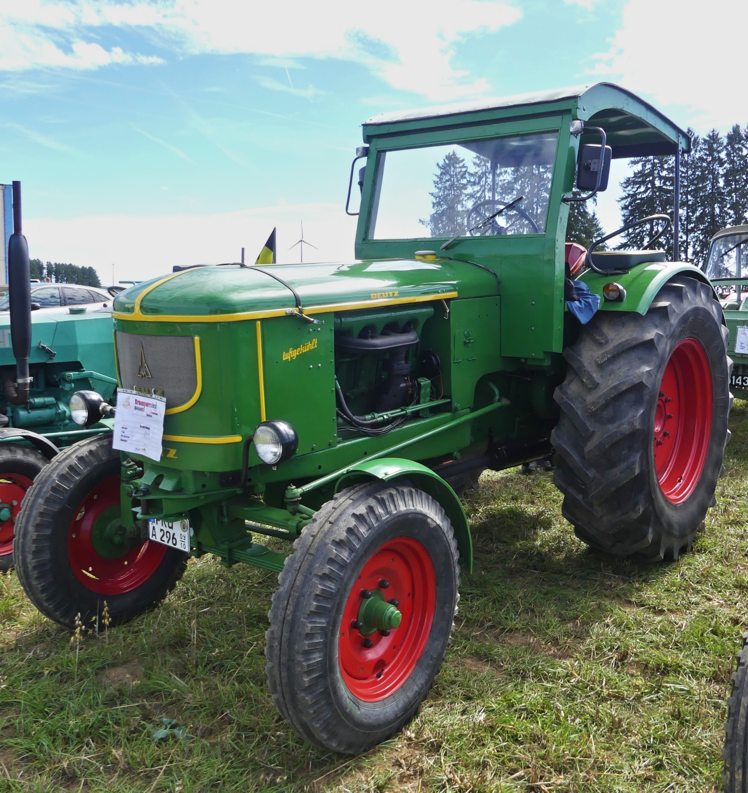 Deutz F4L514, BJ 1954, war aus dem Deutschen Grenzgebiet nach Binsfeld zum Gromperefest gekommen. 09.2026
