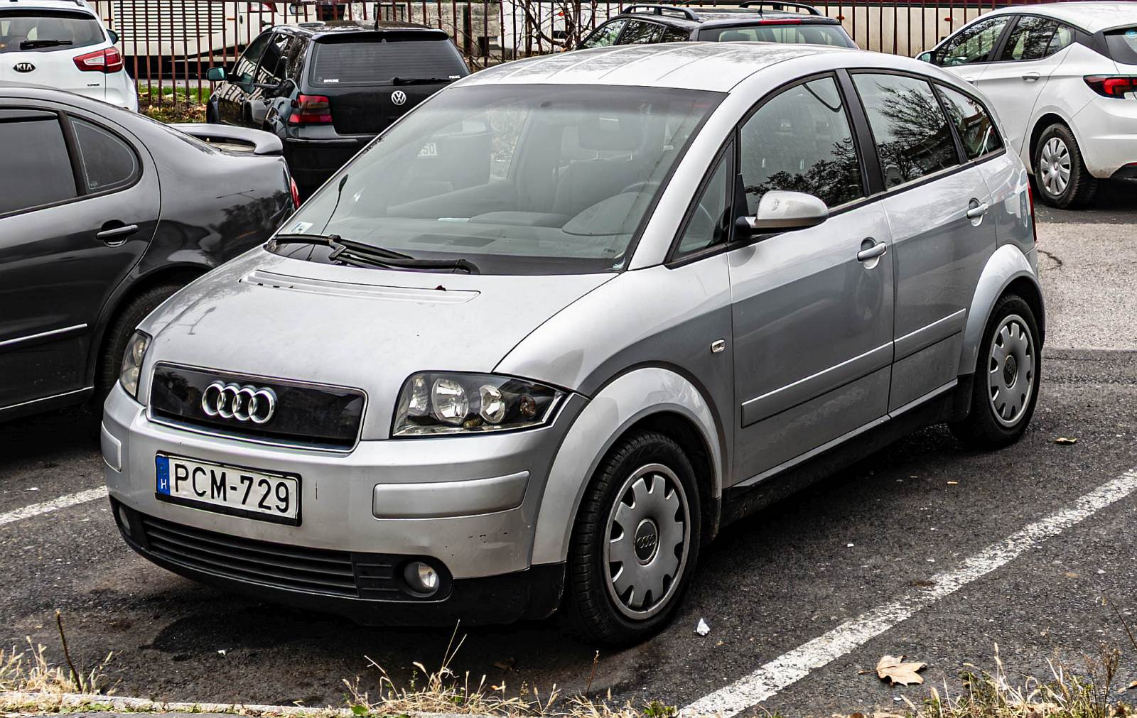 Diese Audi A2 habe ich in Dezember, 2025 fotografiert.