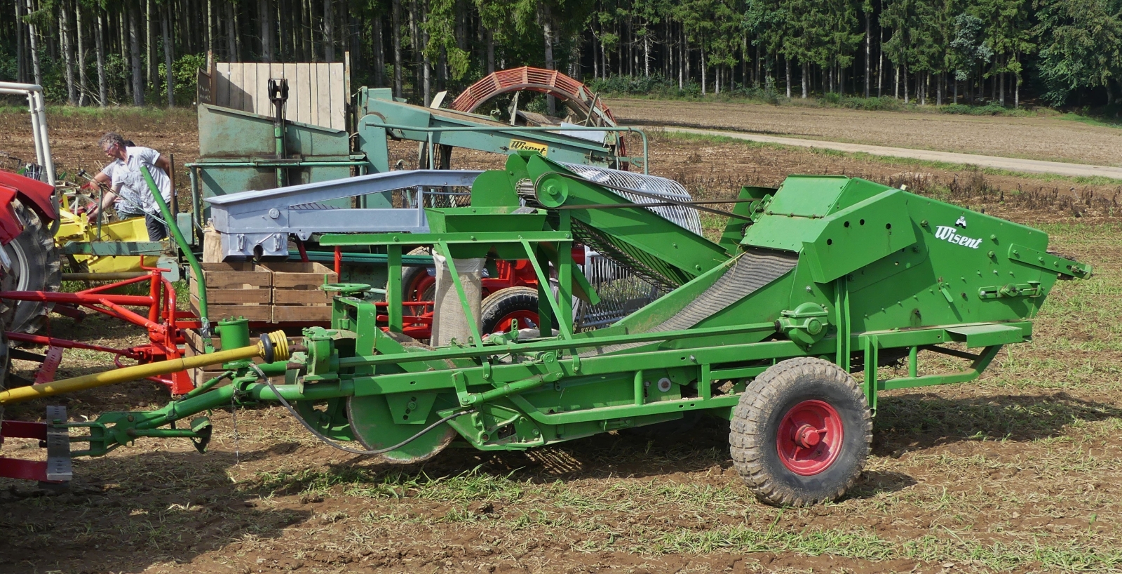Diese Wisent Kartoffelrodemaschine wird beim Gromperefest in Binsfeld (L) zum Einsatz kommen. 03.09.2023