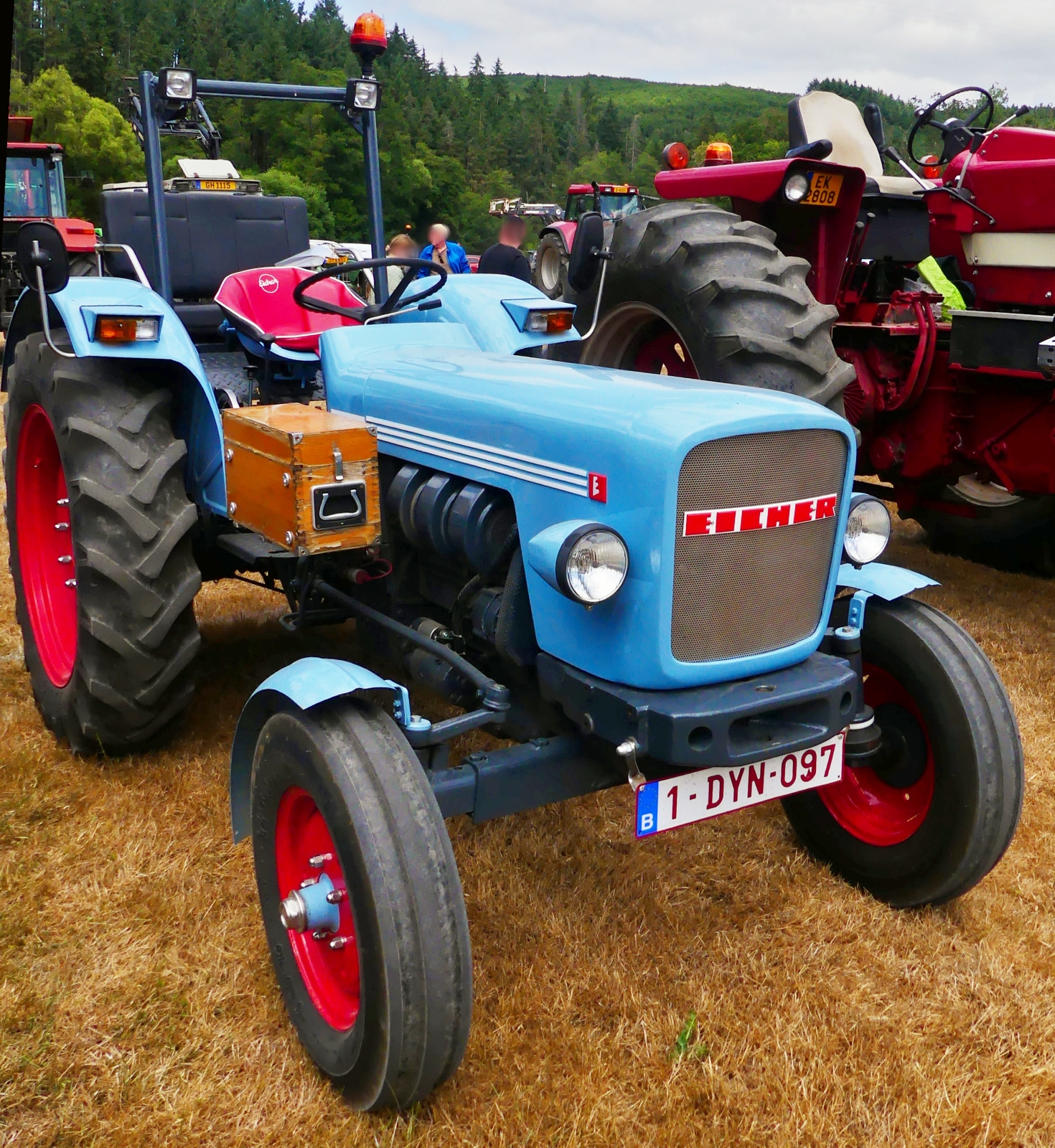Eicher aus dem belgischen Grenzgebiet war zum Oldtimertreffen in Warken angereist. 19.07.2026
