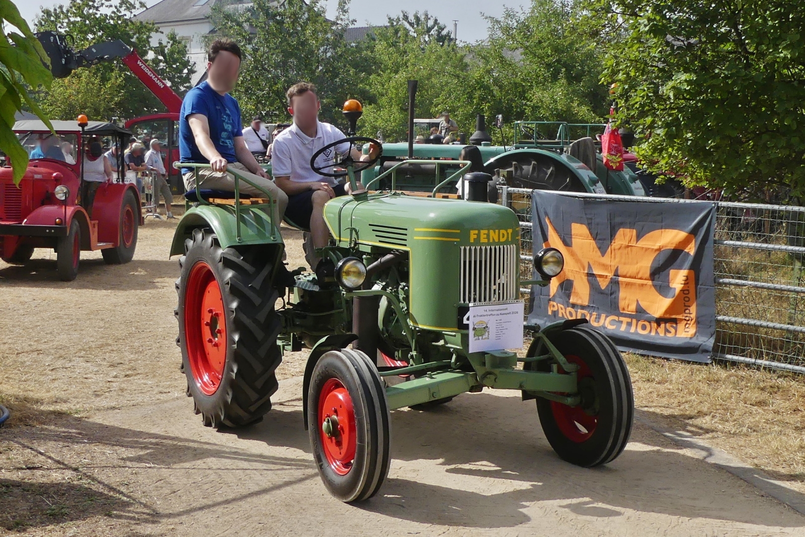 Fendt Dieselross, nahm an der Rundfahrt beim Traktorentreffen in Keispelt teil. 09.08.2026