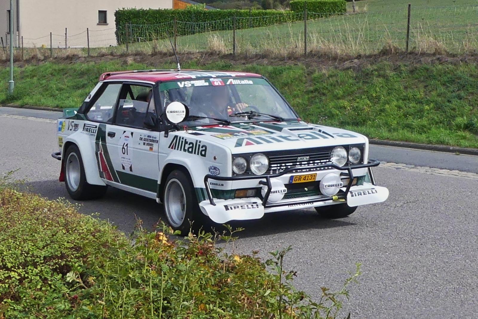 Fiat 131 Abarth, BJ 1977, aufgenommen bei der Luxemburg Classic Rallye. 11.09.2026