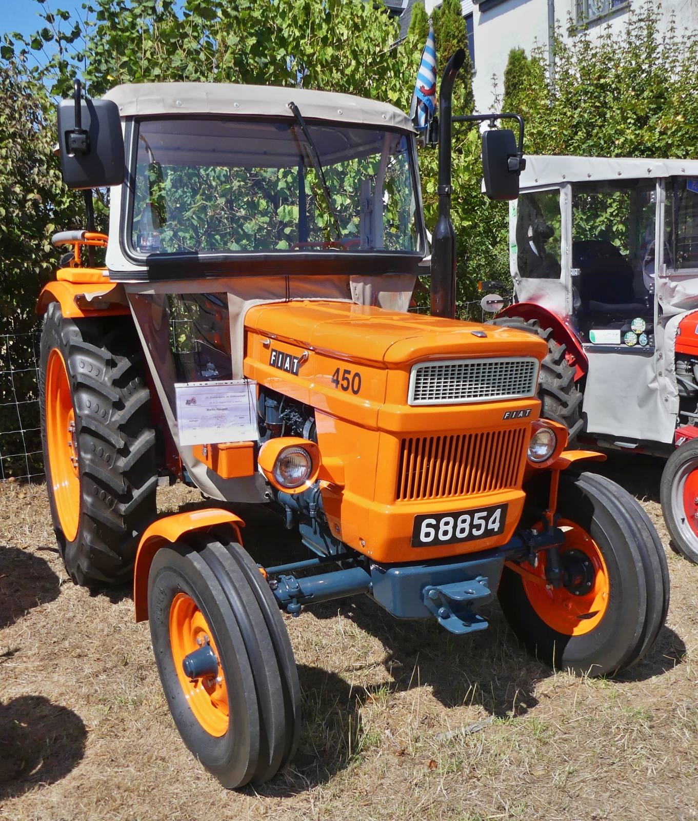 Fiat 450, BJ 1968, 45 PS, 3Zyl, gesehen beim oldtimertreffen in Nocher. 23.08.2026
