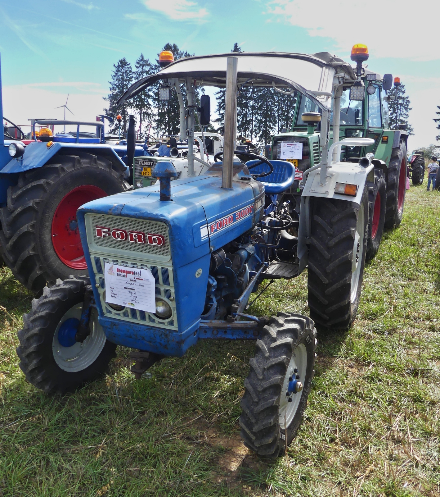 Ford 3000, BJ 1970, 50 PS, gesehen beim Gromperefest in Binsfeld. 09.2026