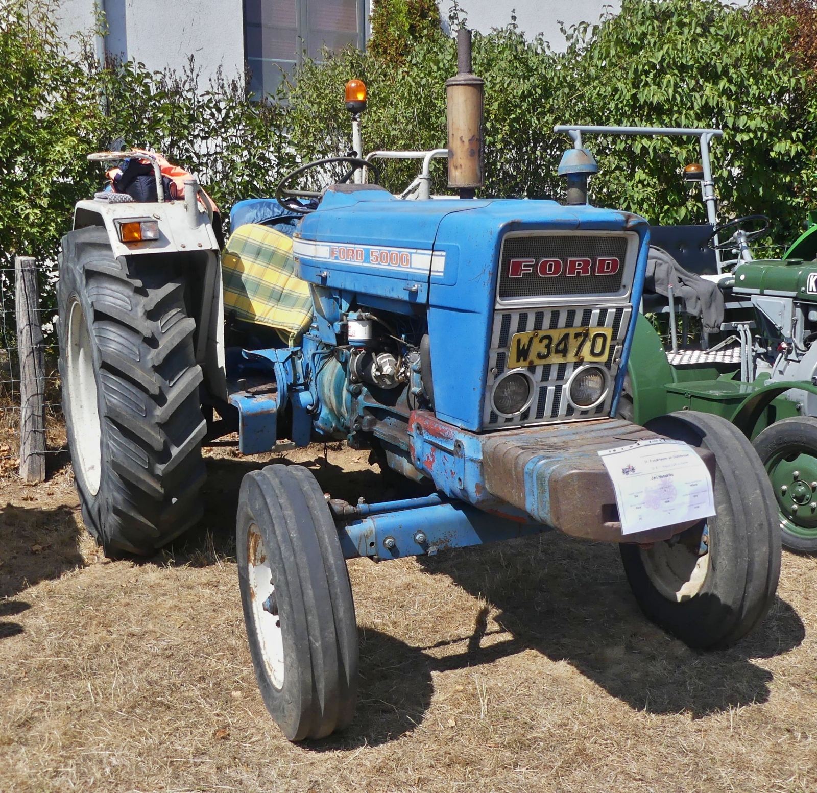 Ford 5000, BJ 1973, 72 PS, 4Zyl, war beim Oldtimertreffen in Nocher zu sehen. 23.08.2026