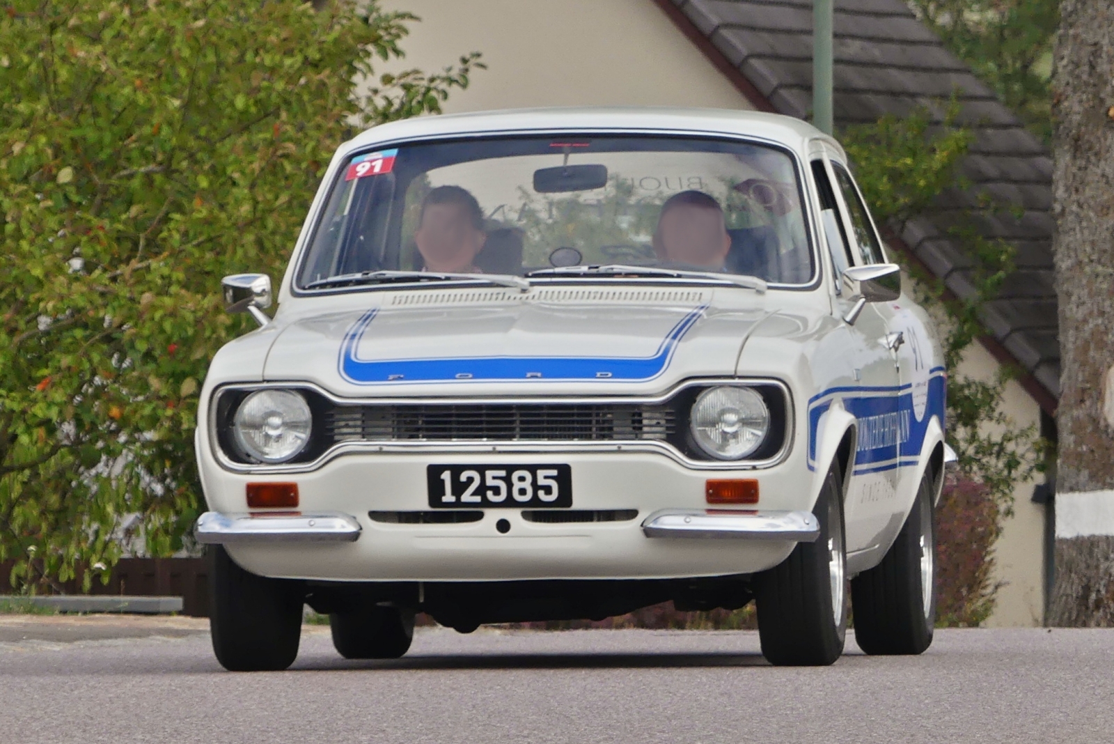 Ford Escort, BJ 1974, nahm an der Luxemburg Classic Rallye teil. 11.09.2026